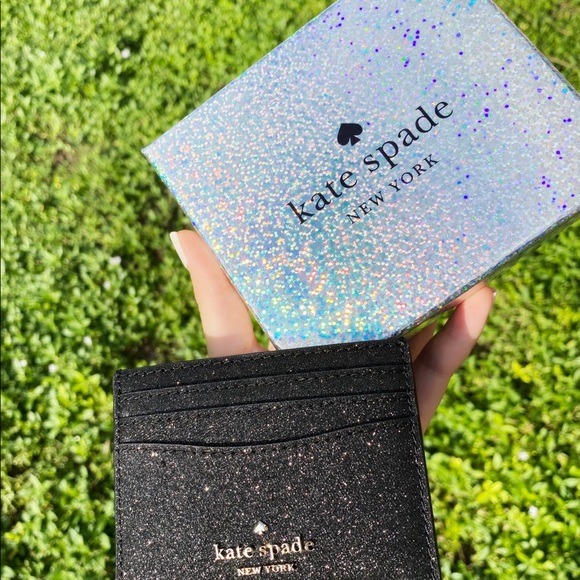 Kate spade glitter card holder GIFT BOX - Picture 10 of 12